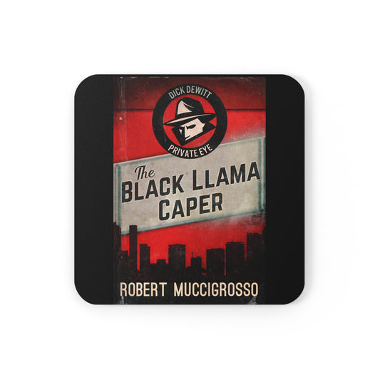 The Black Llama Caper - Corkwood Coaster Set