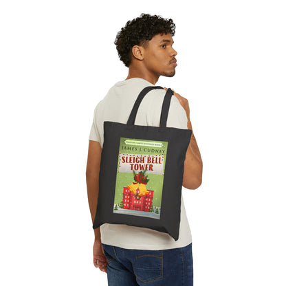 Sleigh Bell Tower - Cotton Canvas Tote Bag
