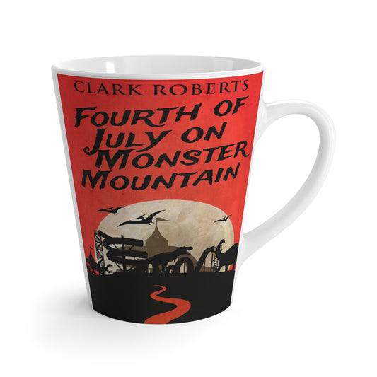 Fourth of July on Monster Mountain - Latte Mug