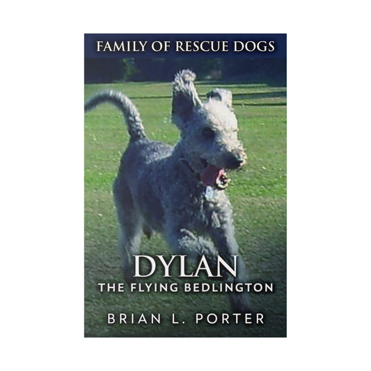 Dylan - The Flying Bedlington - Canvas