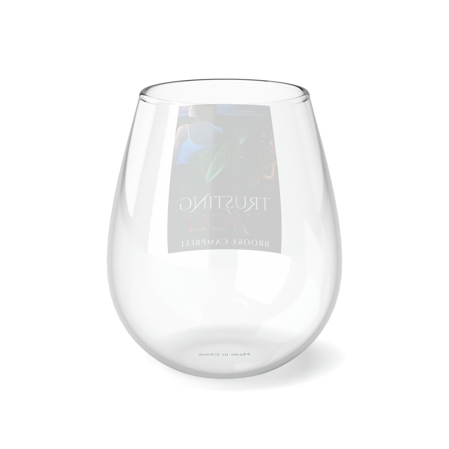 Trusting the Wolf - Stemless Wine Glass, 11.75oz