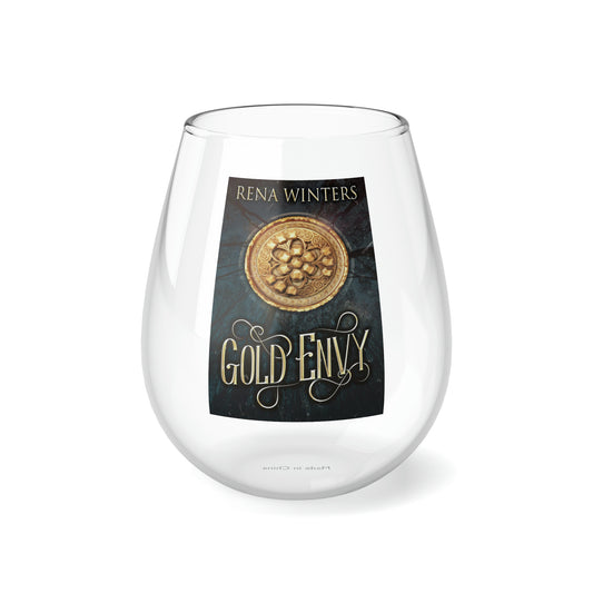 Gold Envy - Stemless Wine Glass, 11.75oz
