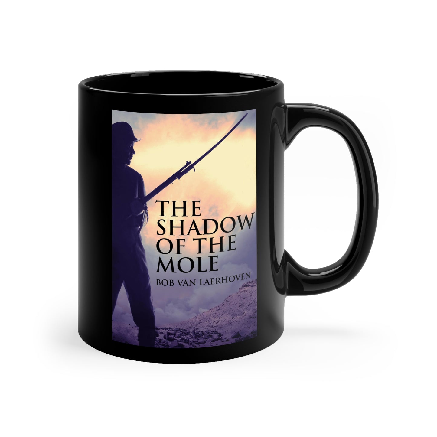 The Shadow Of The Mole - Black Coffee Mug