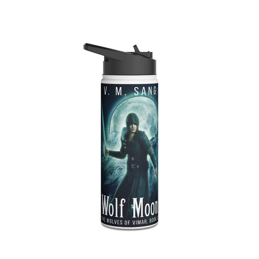 Wolf Moon - Stainless Steel Water Bottle