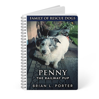 Penny The Railway Pup - A5 Wirebound Notebook