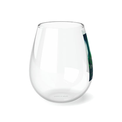 Twisted And Untwisted Tales - Stemless Wine Glass, 11.75oz
