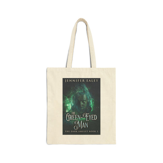 The Green-Eyed Man - Cotton Canvas Tote Bag
