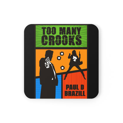 Too Many Crooks - Corkwood Coaster Set