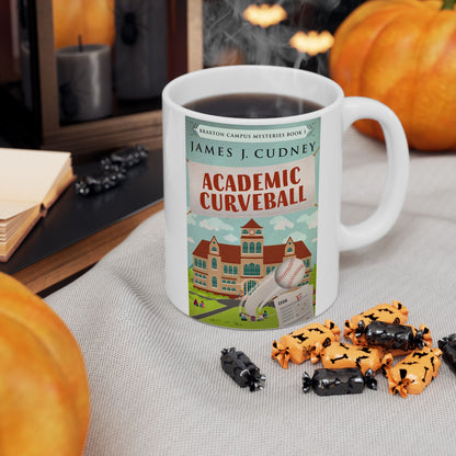 Academic Curveball - White Coffee Mug