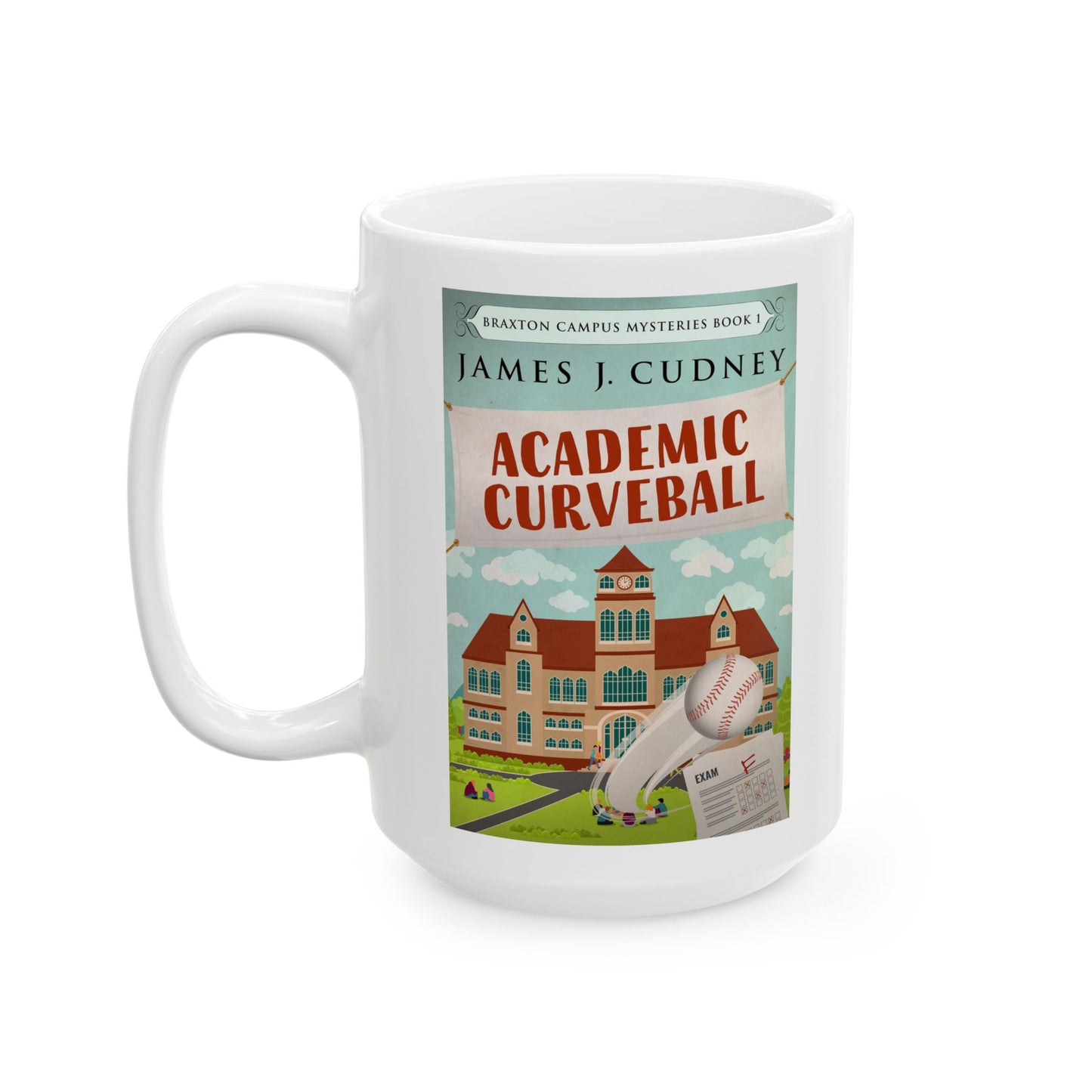 Academic Curveball - White Coffee Mug