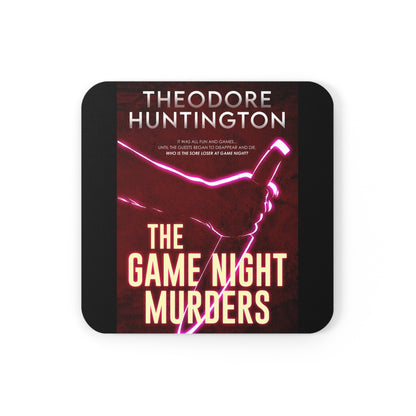 The Game Night Murders - Corkwood Coaster Set