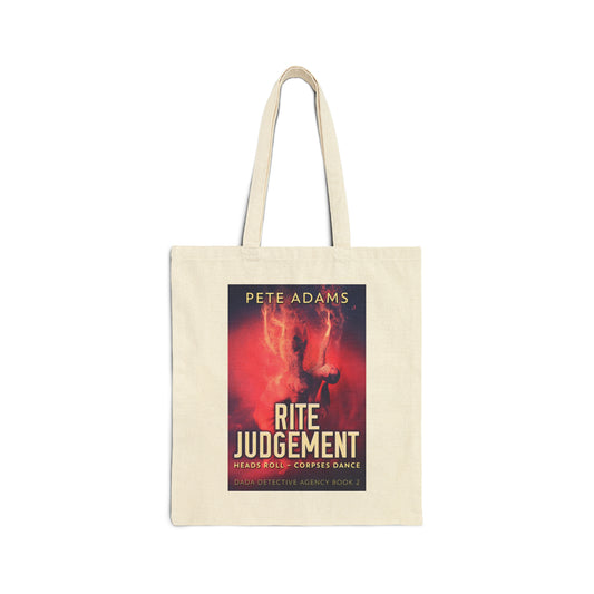 Rite Judgement - Cotton Canvas Tote Bag
