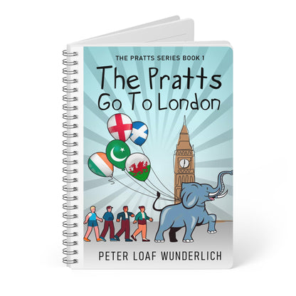 The Pratts Go To London - A5 Wirebound Notebook