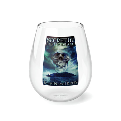 Secret Of Coffin Island - Stemless Wine Glass, 11.75oz