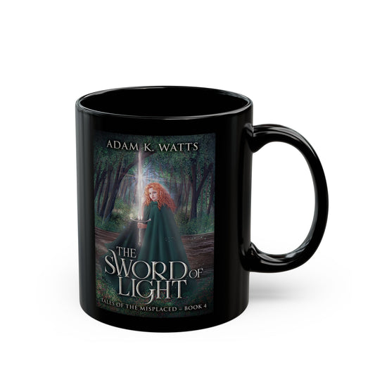 The Sword of Light - Black Coffee Mug