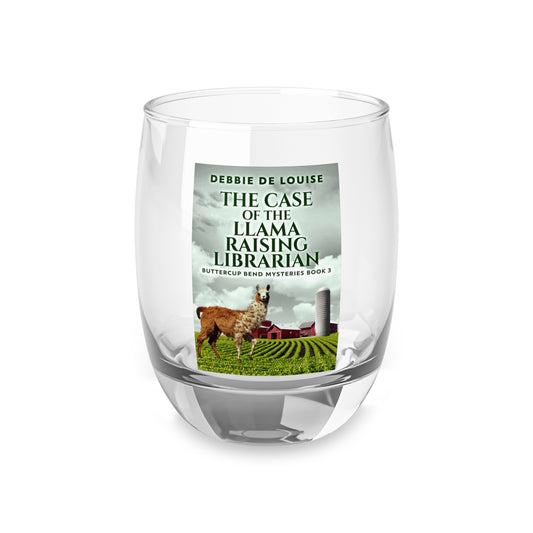 The Case of the Llama Raising Librarian - Whiskey Glass