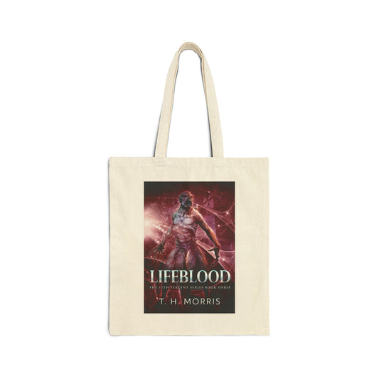 Lifeblood - Cotton Canvas Tote Bag