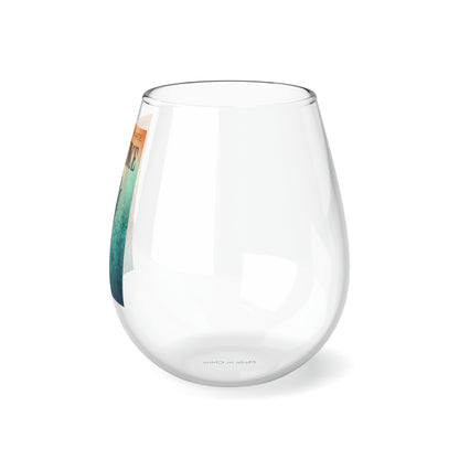 In Absence - Stemless Wine Glass, 11.75oz