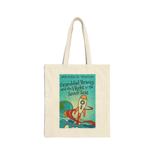 Granddad Bracey And The Flight To The Seven Seas - Cotton Canvas Tote Bag