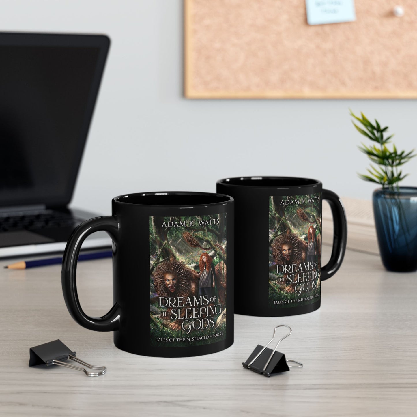 Dreams of the Sleeping Gods - Black Coffee Mug