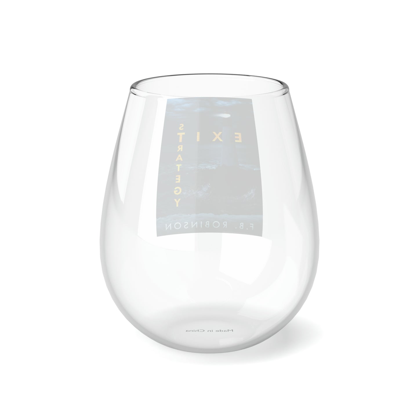 Exit Strategy - Stemless Wine Glass, 11.75oz