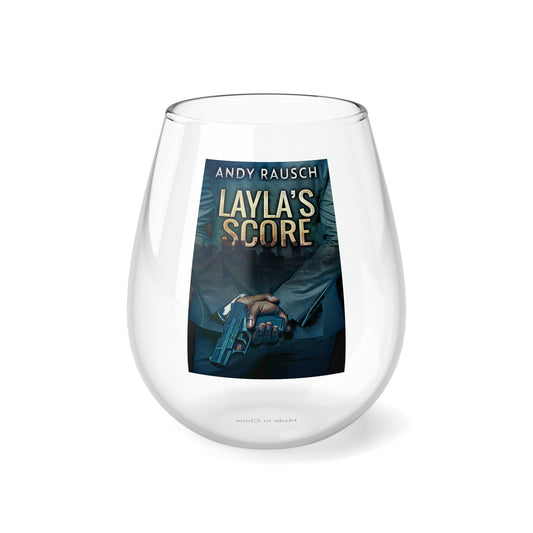 Layla's Score - Stemless Wine Glass, 11.75oz