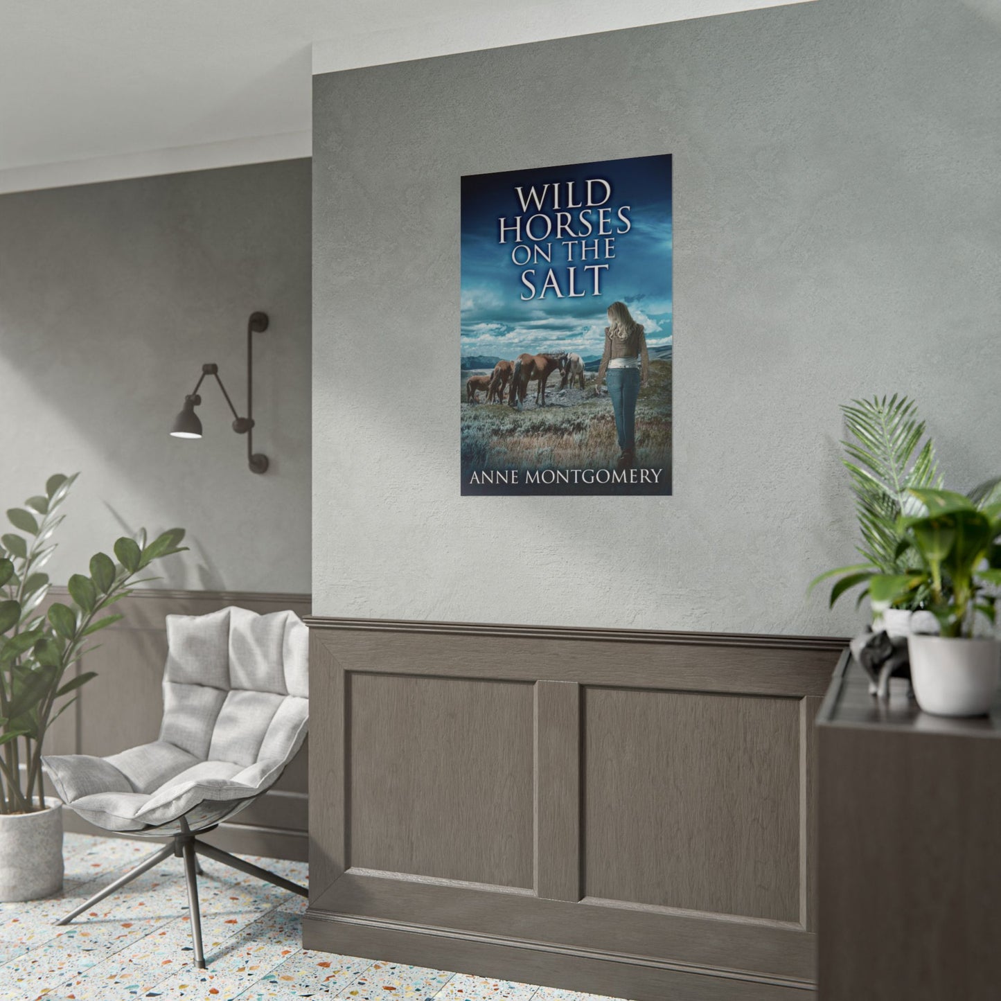 Wild Horses On The Salt - Poster