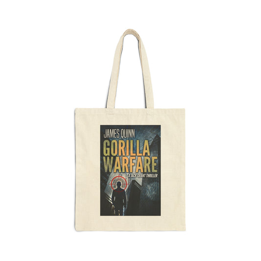 Gorilla Warfare - Cotton Canvas Tote Bag