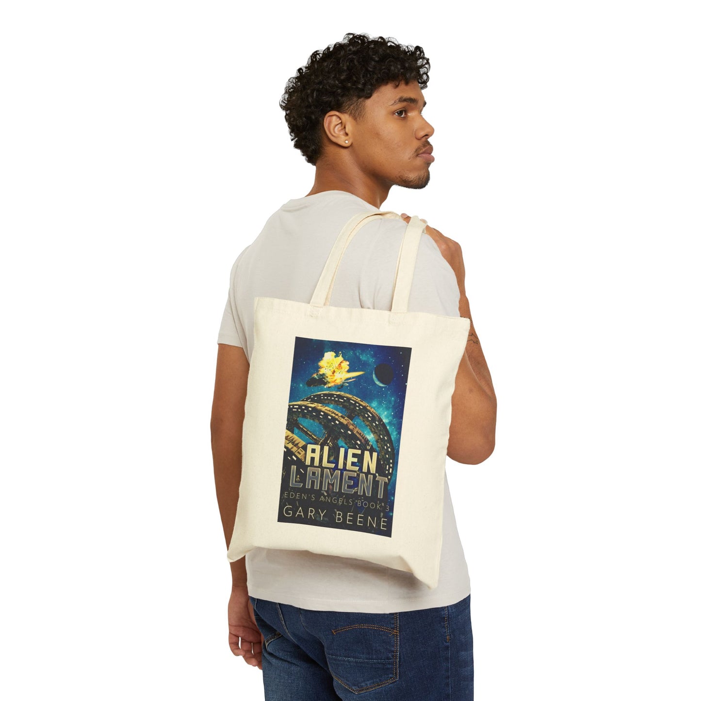 Alien Lament - Cotton Canvas Tote Bag