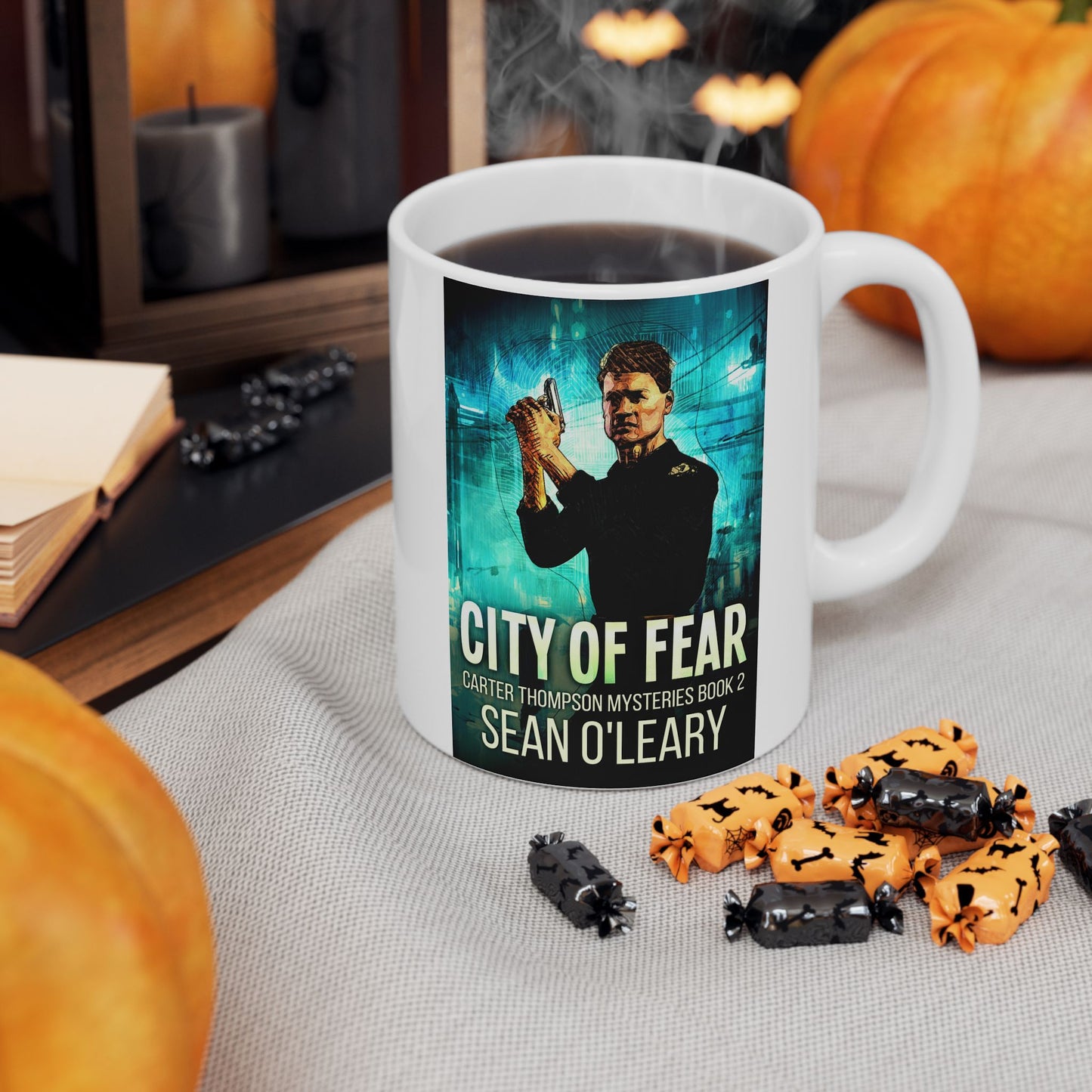 City Of Fear - White Coffee Mug