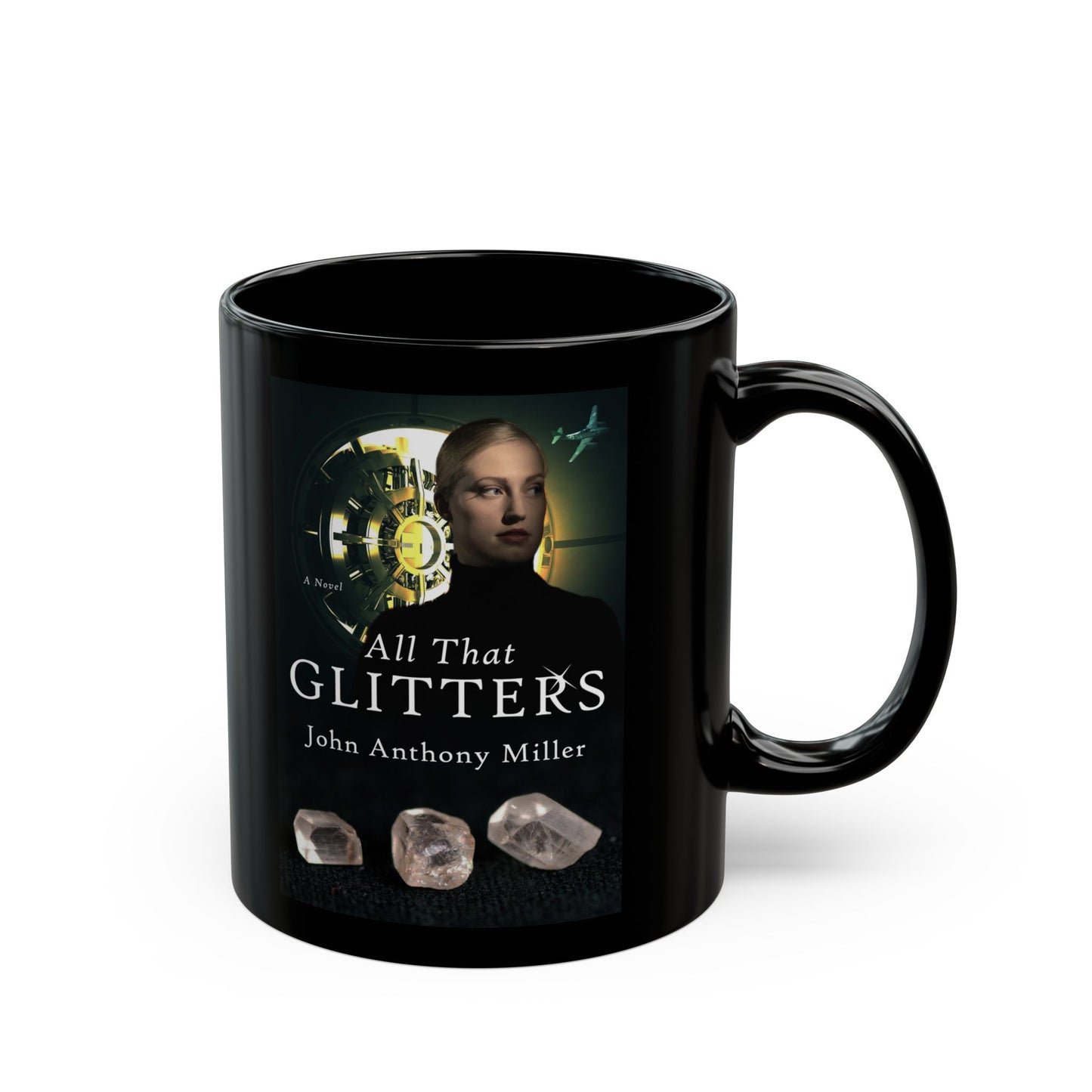 All That Glitters - Black Coffee Mug