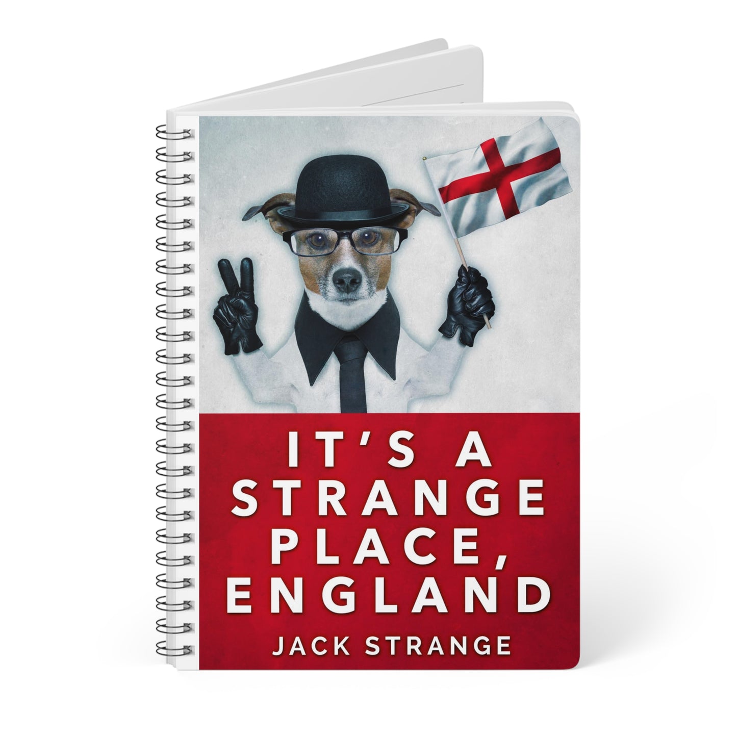 It's A Strange Place, England - A5 Wirebound Notebook