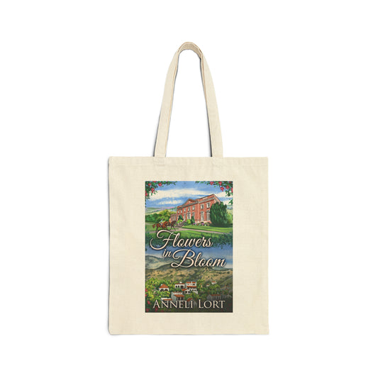 Flowers In Bloom - Cotton Canvas Tote Bag