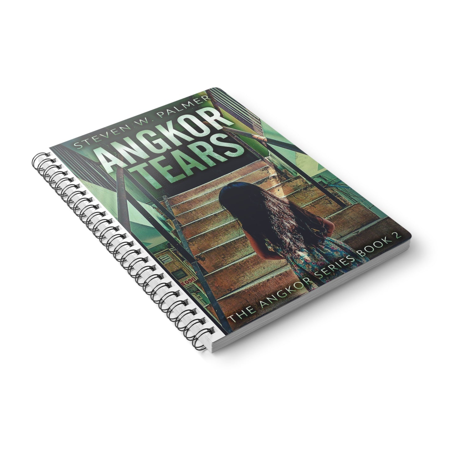 Angkor Tears - A5 Wirebound Notebook