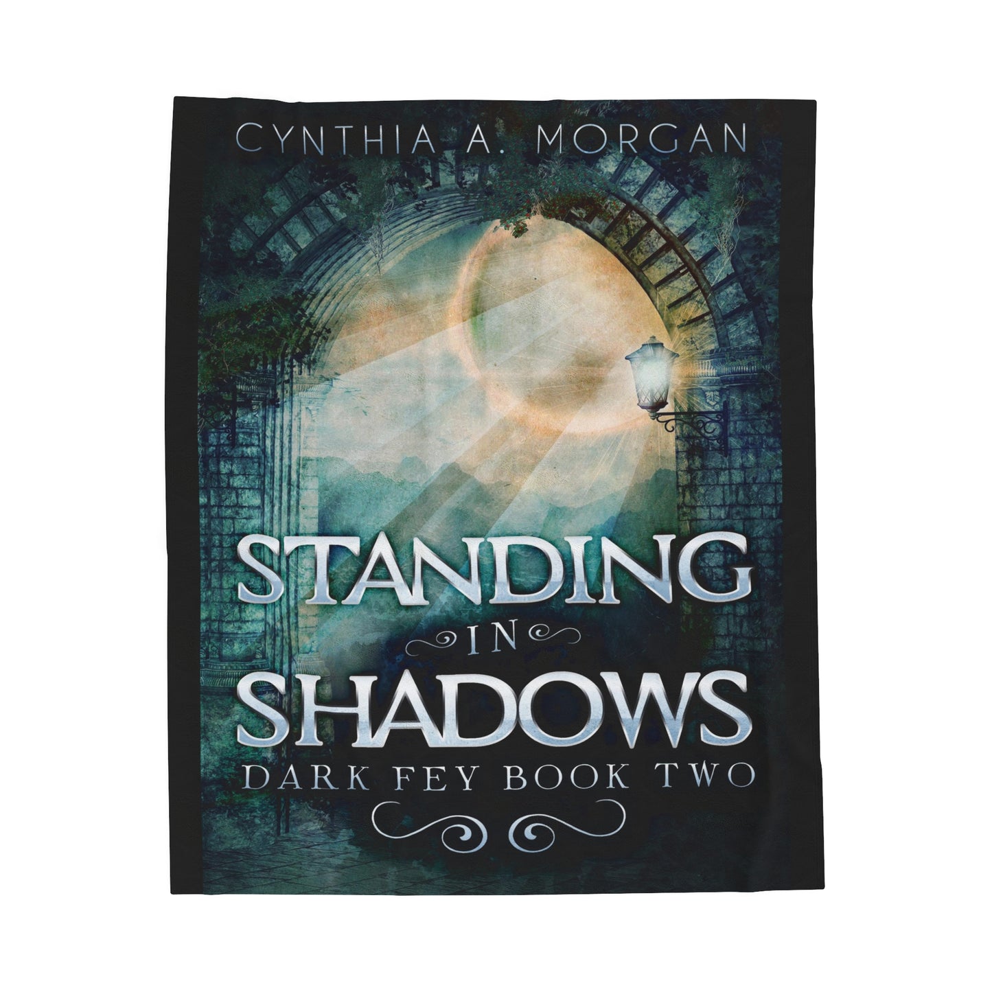 Standing in Shadows - Velveteen Plush Blanket