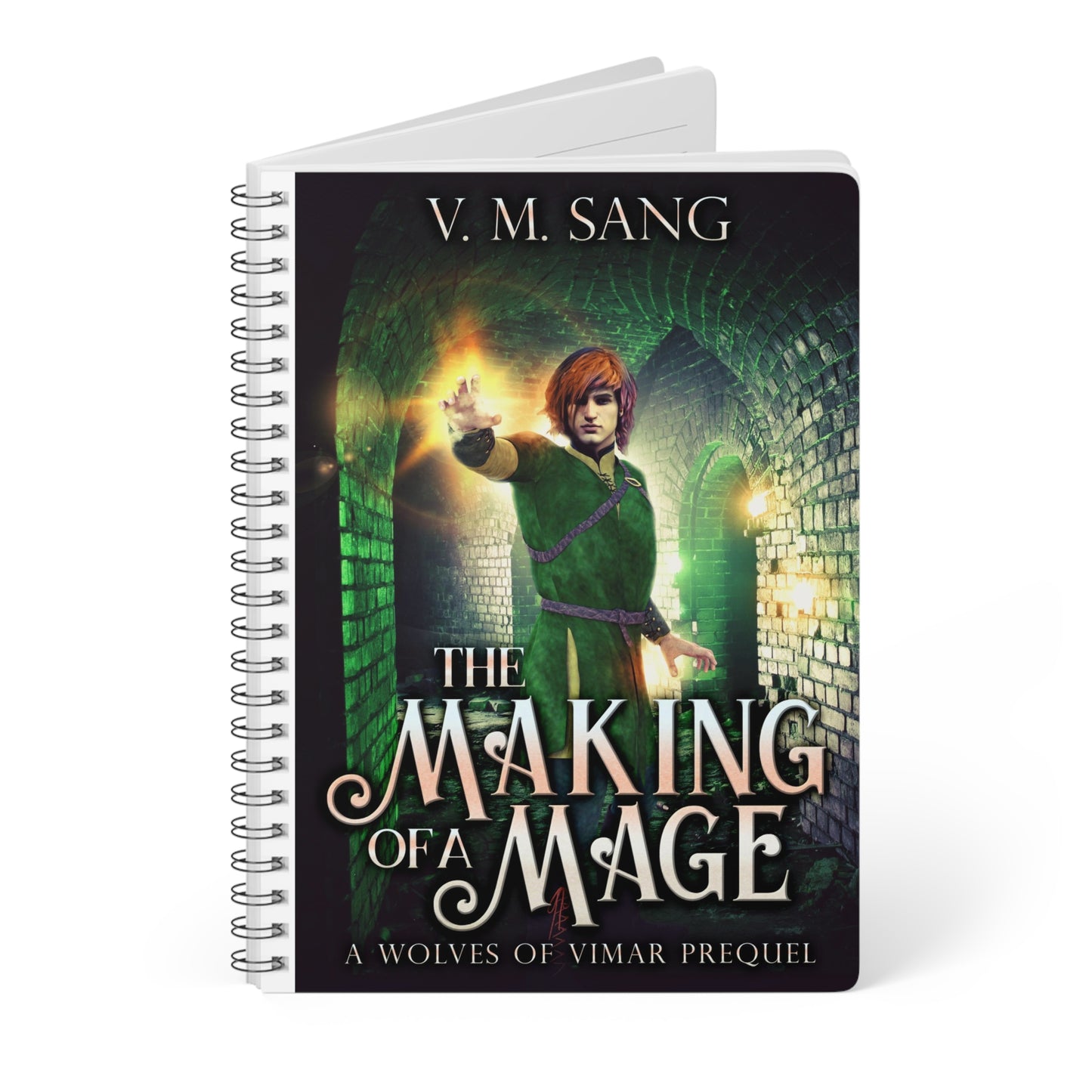 The Making Of A Mage - A5 Wirebound Notebook