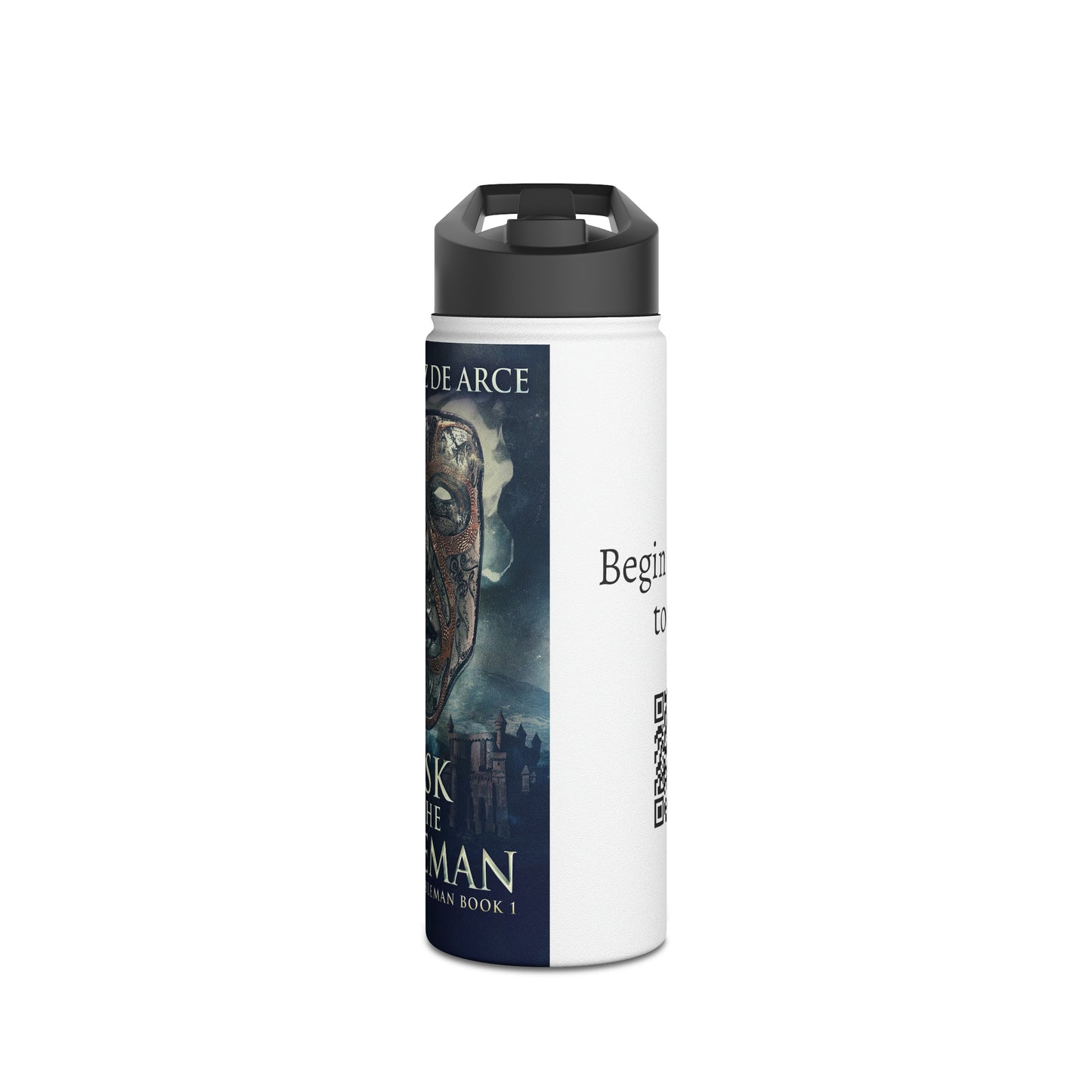 Mask Of The Nobleman - Stainless Steel Water Bottle