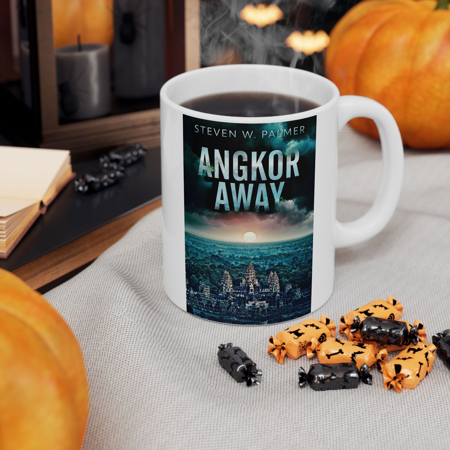 Angkor Away - White Coffee Mug