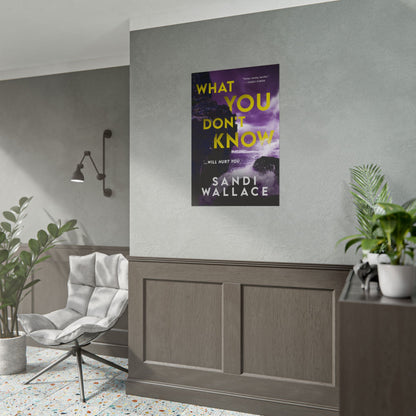 What You Don't Know - Poster