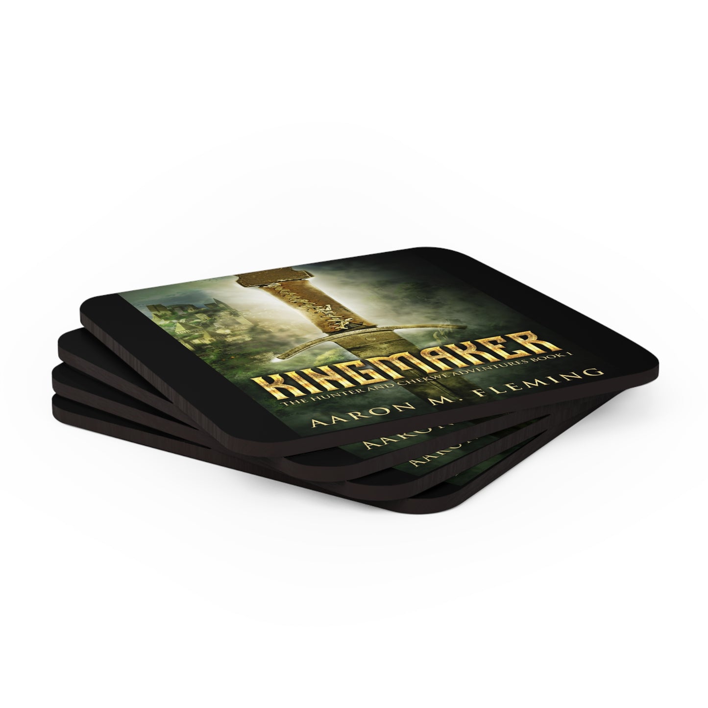 Kingmaker - Corkwood Coaster Set