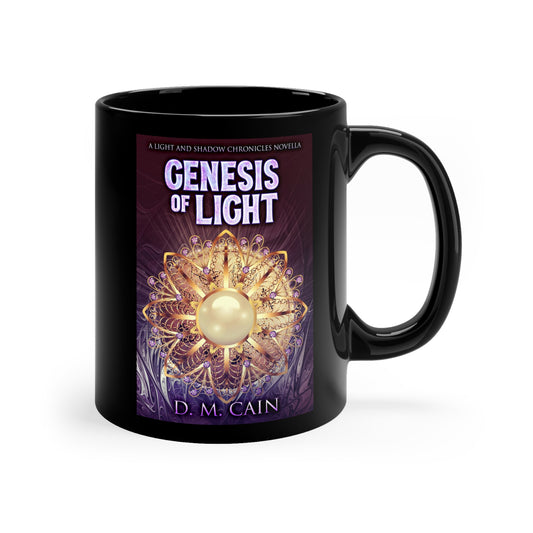 Genesis Of Light - Black Coffee Mug
