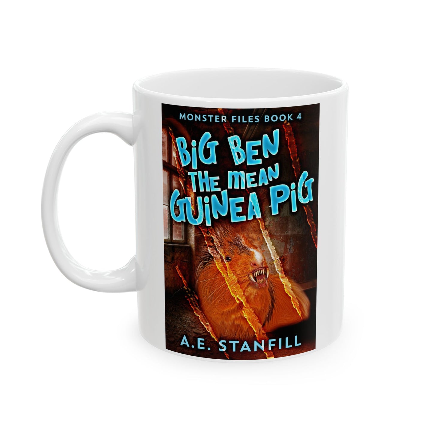 Big Ben The Mean Guinea Pig - White Coffee Mug