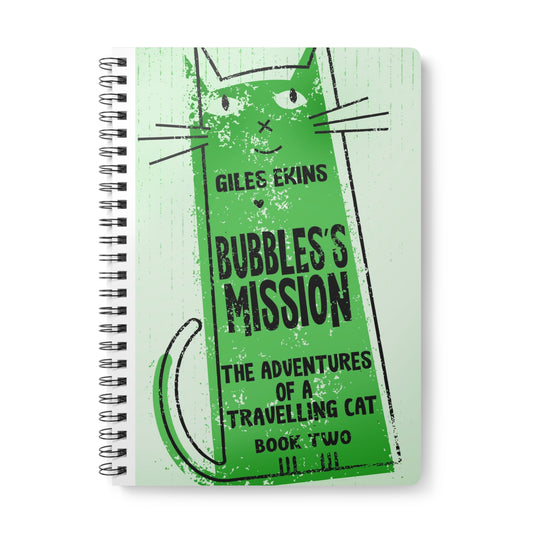 Bubbles's Mission - A5 Wirebound Notebook