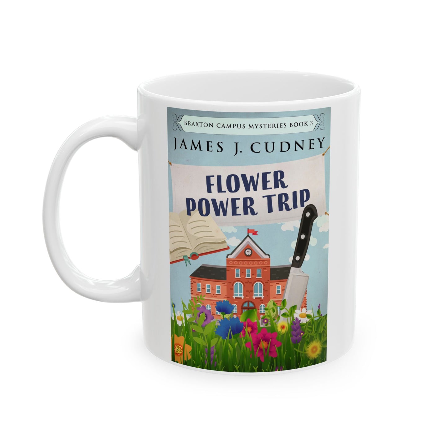 Flower Power Trip - White Coffee Mug