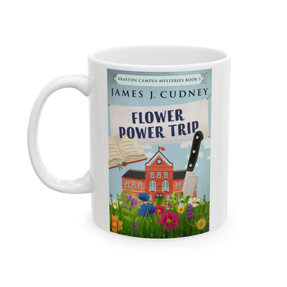 Flower Power Trip - White Coffee Mug