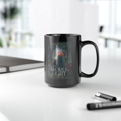 The Sword of Light - Black Coffee Mug