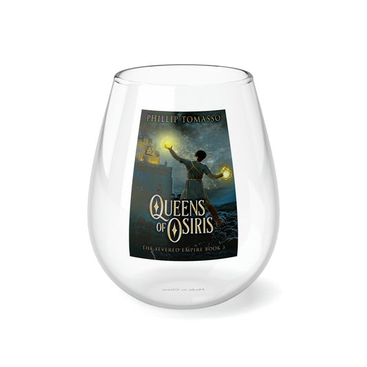 Queens Of Osiris - Stemless Wine Glass, 11.75oz