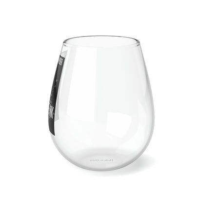 Invisible Ink - Stemless Wine Glass, 11.75oz