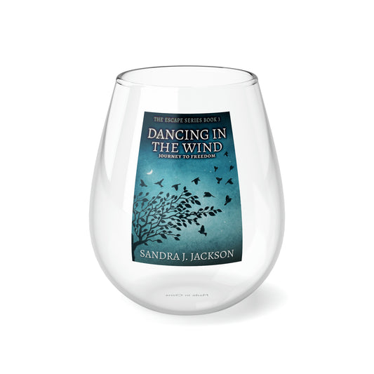 Dancing In The Wind - Stemless Wine Glass, 11.75oz