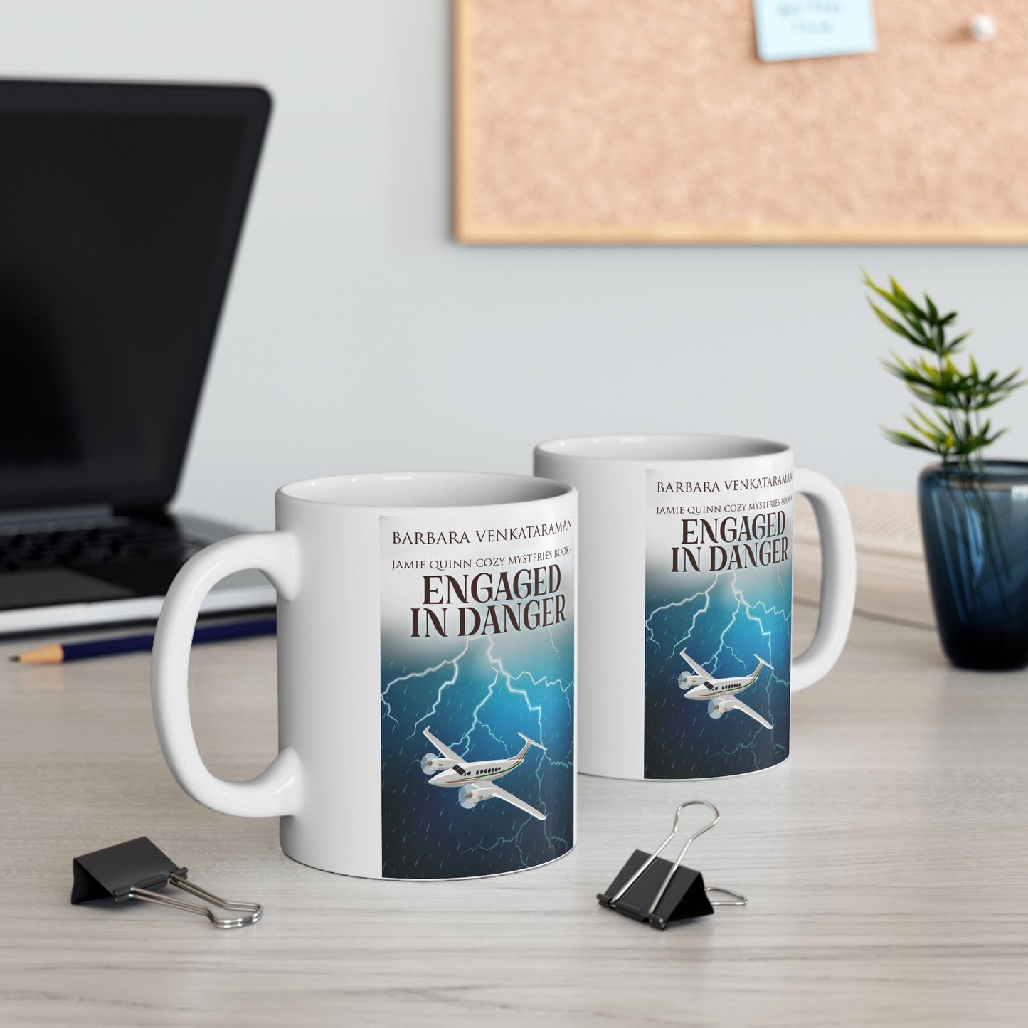 Engaged In Danger - White Coffee Mug